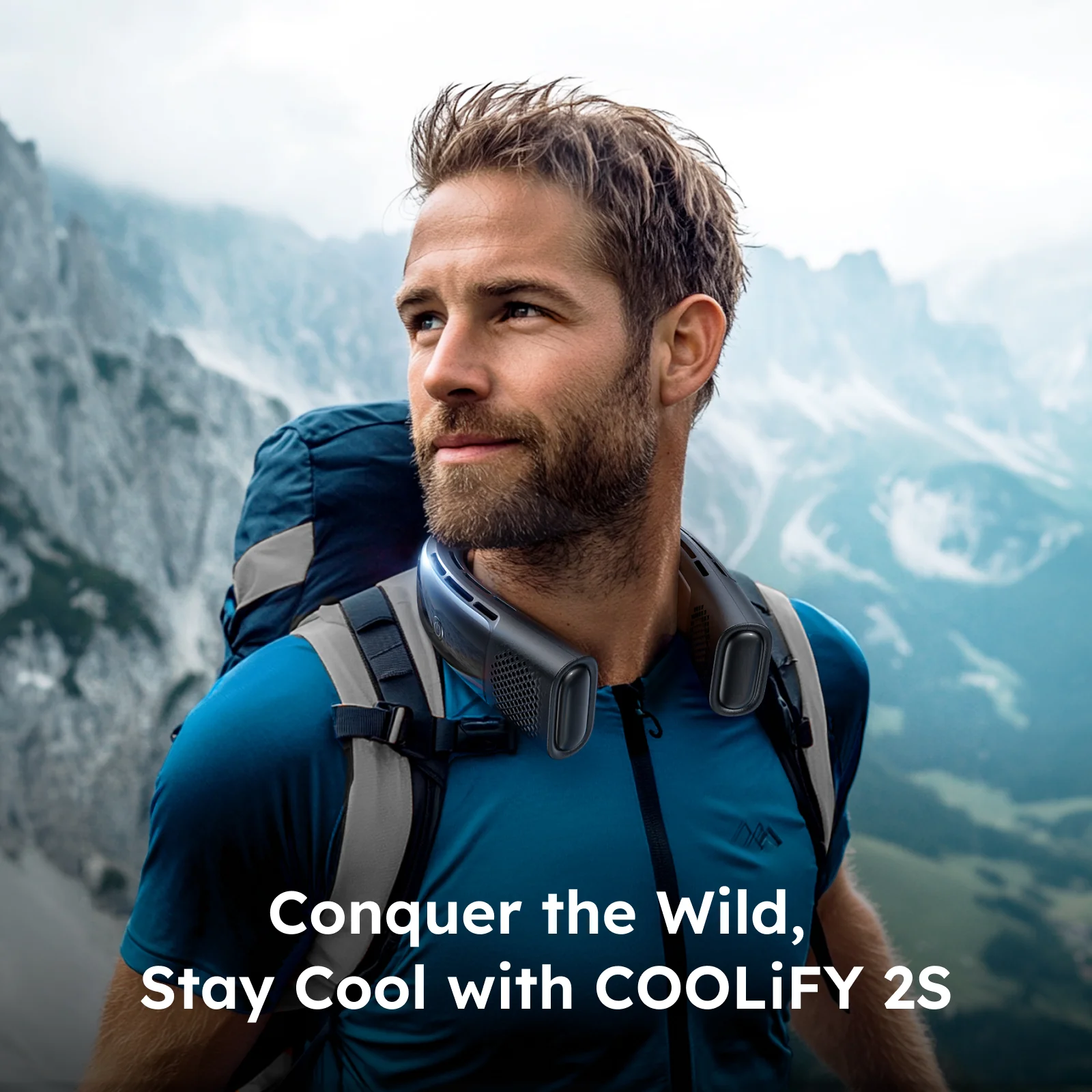 TORRAS COOLiFY 2S Neck Air Conditioner - Grey - Image 3