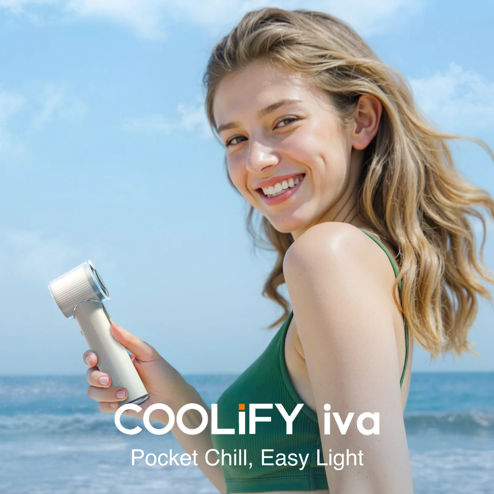 TORRAS COOLiFY iva Handheld Fan  - White - Image 3