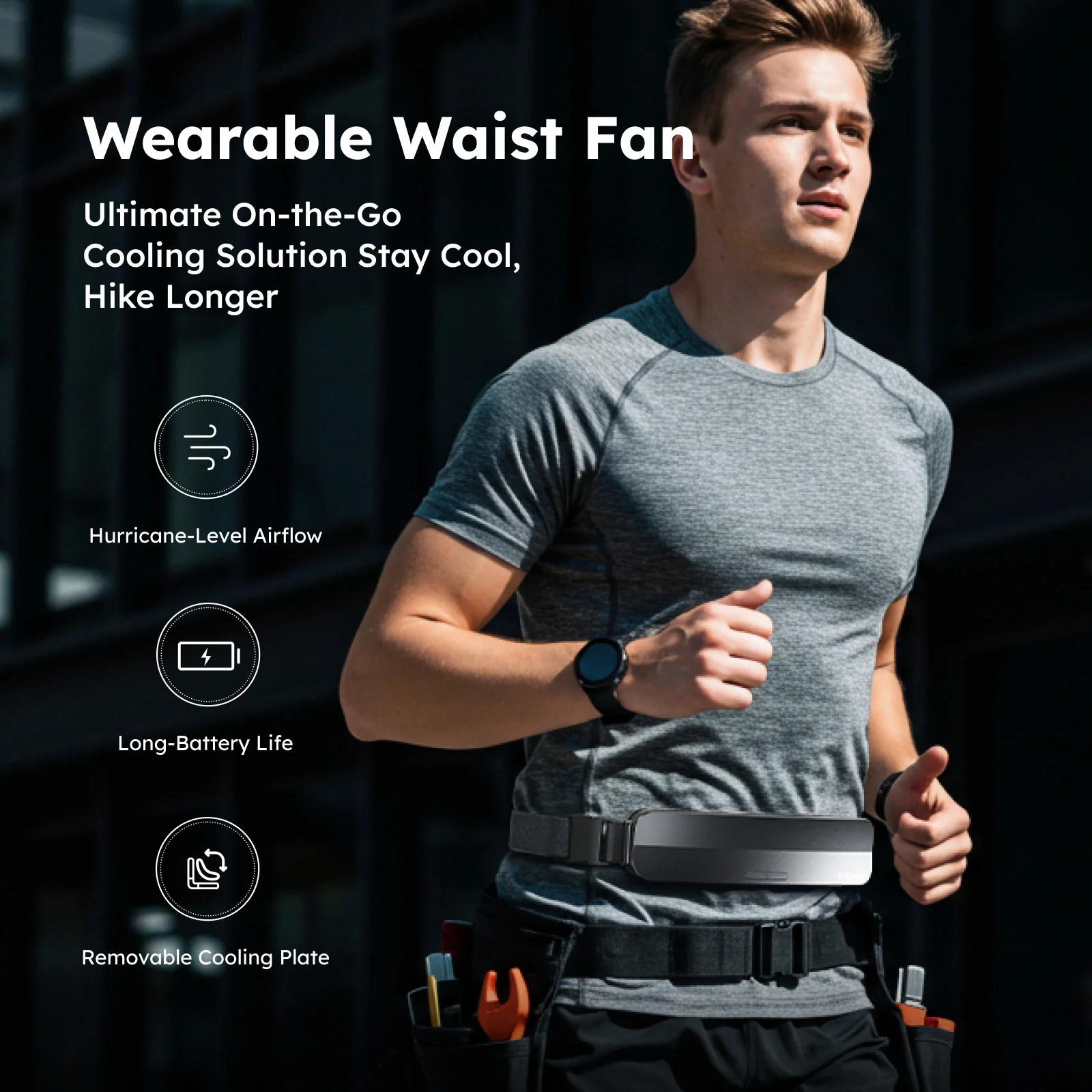 TORRAS 2026 COOLiFY Zone 3 Waist Fan - Image 3