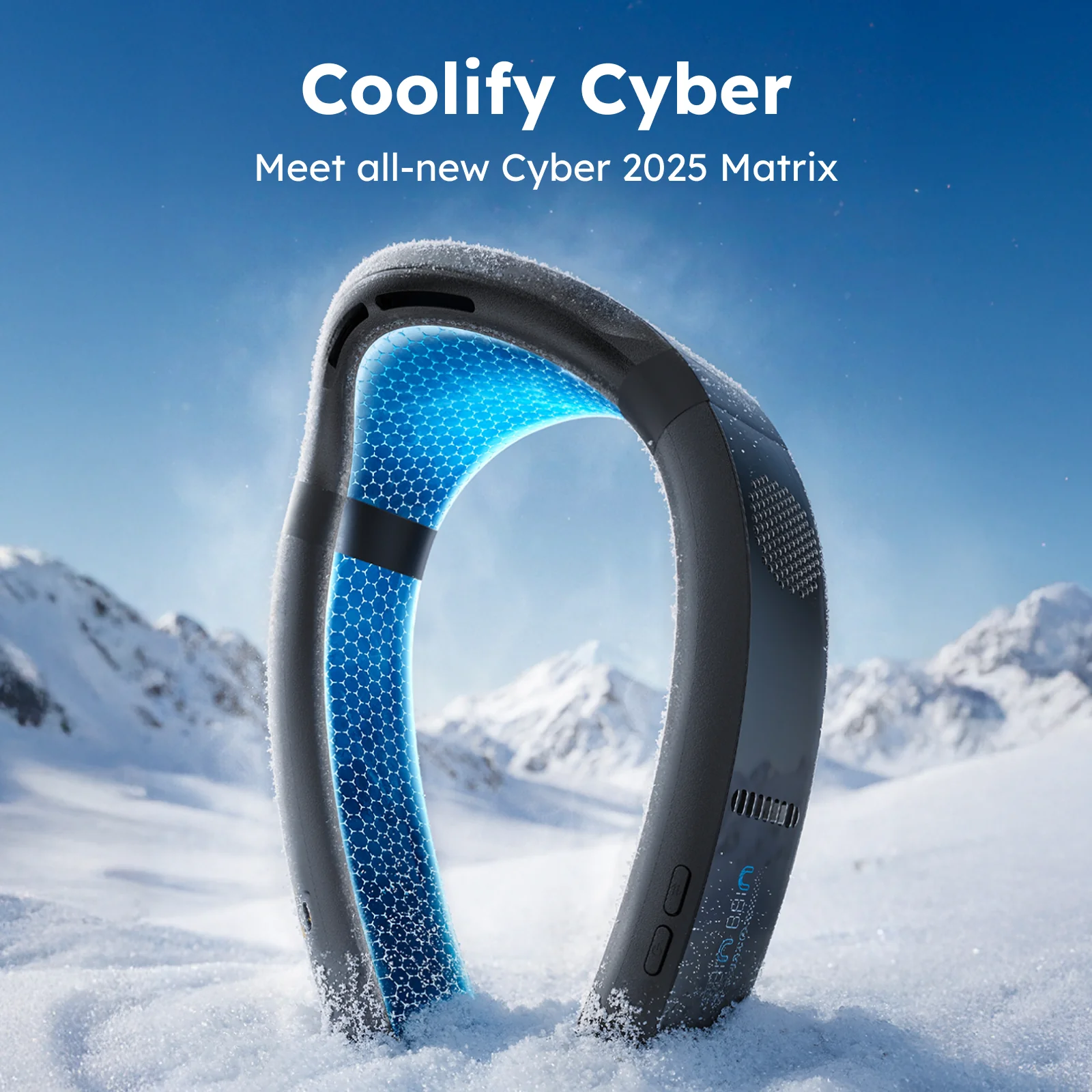 TORRAS COOLiFY Cyber Neck Air Conditioner - Cascade Black - Image 3